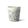 70s ceramics coffee mug hail