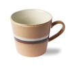 70s ceramics cappuccino mug stream