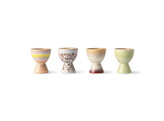 70s ceramics egg cups set of 4