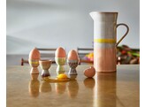 70s ceramics egg cups set of 4