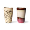 70s ceramics tea mugs nova set of 2