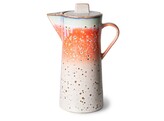 70s ceramics coffee pot asteroids