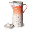 70s ceramics coffee pot asteroids