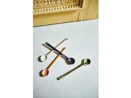 70s ceramics spoons L eris set of 4