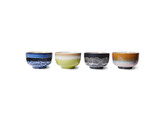 70s ceramics noodle bowls groovy set of 4