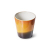 70s ceramics coffee mug sunshine