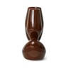 Ceramic vase organic espresso L