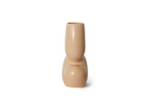 Ceramic vase organic cream M