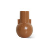 Ceramic vase caramel S