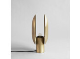 Clam table lamp brass