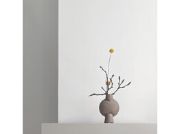 Sphere vase bubl mini taupe