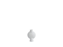 Sphere vase bubl mini bone white