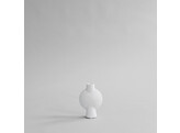 Sphere vase bubl mini bone white