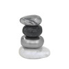 Rock pile sculpture grey set van 4