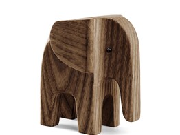 Elephant smoke stained ash wood