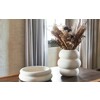 Soft shape ceramic bowl white