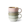 70s ceramics tea cups nova set of 2