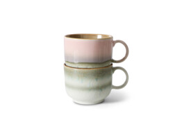 70s ceramics tea cups nova set of 2