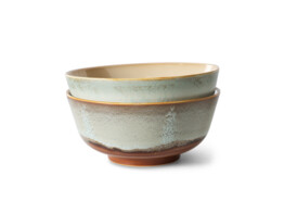 70s ceramics ramen bowl verge set of 2