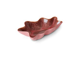 Shell serving bowl coral