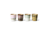 70s ceramics coffee mugs serendipity set of 4