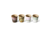 70s ceramics coffee mugs serendipity set of 4