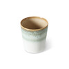 70s ceramics coffee mug petal