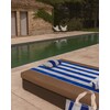 Strandlaken Mykonos Blue 100x200cm classic