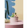 Lovebirds H9cm light green rose 1 pair