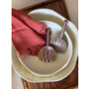 Set 4 roze servetten