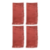 Set 4 roze servetten