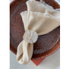 Set 4 zandkleurige servetten