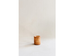 Theelicht XS albast terracotta 7cm hoog