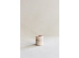 Theelicht XS albast taupe 7cm hoog
