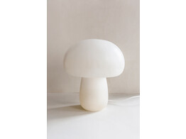 Lamp paddenstoel Carlo albast wit