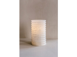 Lamp hugo albast wit
