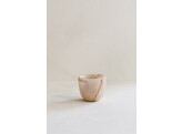 Theelicht afgerond klein taupe h8cm