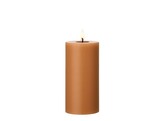 Led cilinderkaars h15cm raw toffee 23