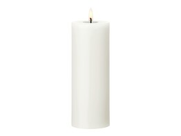 Led cilinderkaars h20cm silky 10