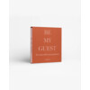 Guest book - rust/pink