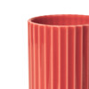 Lyngby vase H15 5cm rood porselein