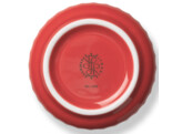 Lyngby vase H15 5cm rood porselein