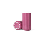 Lyngby vase H20 5cm paars porselein
