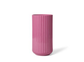Lyngby vase H20 5cm paars porselein