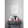 Lyngby vase H20 5cm paars porselein