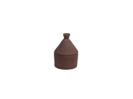 Kaars Tajine aubergine S