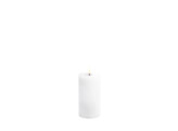 LED pillar melted candle Nordic White rustic 7 8x15cm