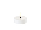 LED tealight maxi nordic white wax smooth