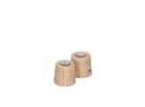Travertine candleholder taper S 3 5x3 6cm