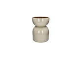 MIMEA - pot - aluminium / email - DIA 32 x H 43 cm - ivoor